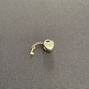 Heart Lock and Key Pandora Charm